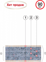 ВЕЛАМ Матрас Стандарт 80х190 см