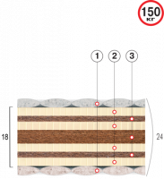 ВЕЛАМ Матрас Пармезан 80х190 см