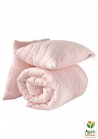 НАБІР TROPICAL TM IDEIA ЄВРО КОВДРА 140Х210 СМ + 1 ПОДУШКИ 50Х70 СМ ПУДРА