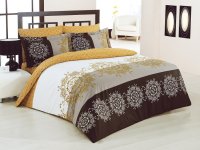 Постельное белье Valentina v1 Kahve 200x220