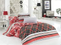 Постельное белье Zambak 8661-01 200x220x1(ранфорс)