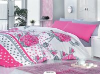 Постельное белье Zambak 7637-01 200x220x1(ранфорс)