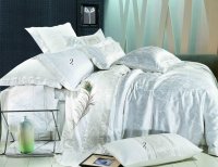 Постельное белье La Scala Жаккард Шелковый с вышивкой 3D-061 200x220