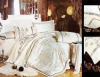 Постельное белье La Scala Жаккард Шелковый с вышивкой 3D-077 200x220