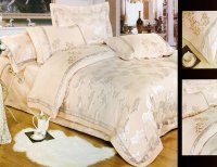 Постельное белье La Scala Жаккард Шелковый с вышивкой 3D-078 200x220