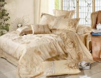 Постельное белье La Scala Жаккард Шелковый с вышивкой ST-01 200x220