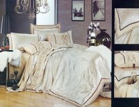 Постельное белье La Scala Жаккард Шелковый с вышивкой 3D-070 160x220