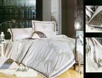 Постельное белье La Scala Жаккард Шелковый с вышивкой 3D-071 160x220