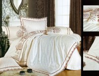 Постельное белье La Scala Жаккард Шелковый с вышивкой 3D-072 160x220