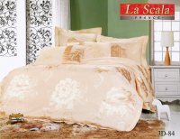 Постельное белье La Scala Жаккард Шелковый с вышивкой 3D-084 160x220