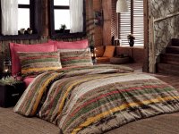 Постельное белье Cotton Box SARA KAHVE 200х220