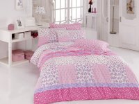 Постельное белье Cotton Box SVETA PEMBE 200х220