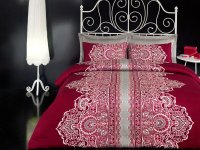 Постельное белье Cotton Box Melek Bordo 160х220