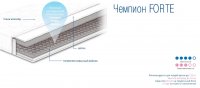 ЧЕМПИОН FORTE - ортопедический матрас 70х190