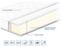 НЕО LATEX - ортопедический матрас 70х190