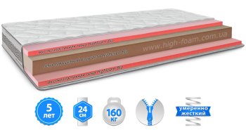 Матрас PLATINUM HERCULES / ПЛАТИНУМ ГЕРКУЛЕС 80х190 см