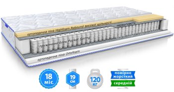 Матрас ГЕТЬМАНСЬКИЙ 160х200 см