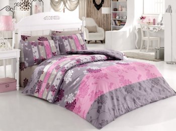 Постельное белье Manolya v1 Pembe 200х220