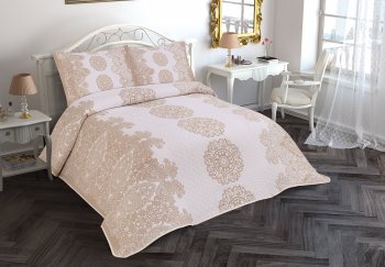 Покрывало с наволочками Jackline Покрывало Pano Onella Somon 240x260 (02003351)