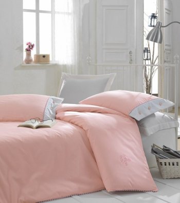Постельное белье Cotton Box Plain PEMBE 200х220