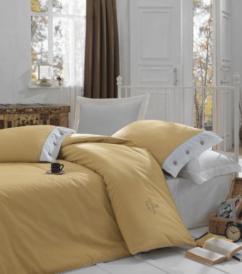 Постельное белье Cotton Box Plain KARAMEL 200х220