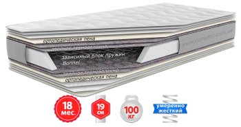 Матрас ЛАЙТ ПЛЮС 90х200 см