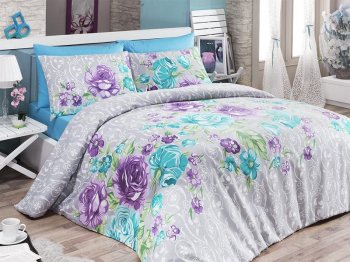 Постельное белье Zambak 10606-01 200x220x1(ранфорс)