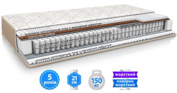 Матрац IRISH COCOS / АЙРІШ КОКОС 160х200 см