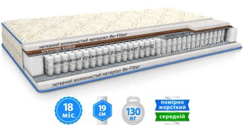 Матрац PROLEVEL KOKOS / ПРОЛЕВЕЛ КОКОС 70х190 см