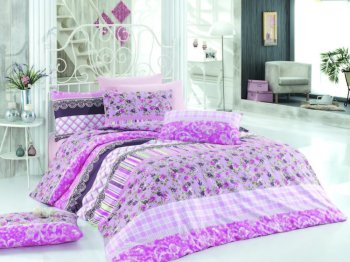 Постельное белье Zambak 10589-02 200x220x1(ранфорс)