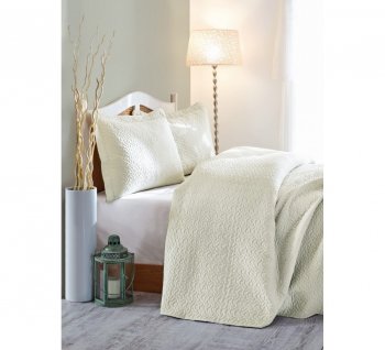 Покрывало Cotton Box Покрывало Daily YESIL, Мятный, Евро, 240х260 см, 50х70см (2шт) (02007717)