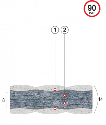 ВЕЛАМ Матрас Бриз 160х200 см