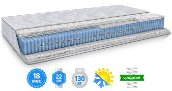 Матрас СУПЕР КРИСТАЛ 140х200