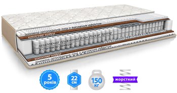 Матрац IRISH COCOS PLUS / АЙРІШ КОКОС ПЛЮС 80x200 см