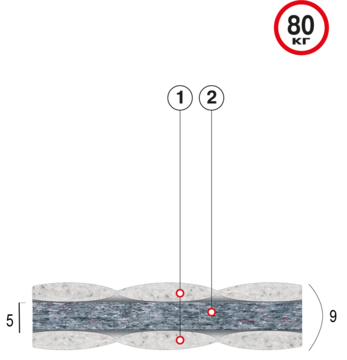 ВЕЛАМ Матрас Бриз-Лайт 90х190 см